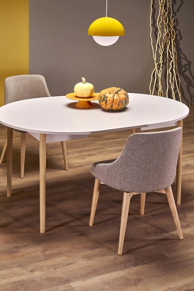 Okrągły stół z funkcją rozkładania Pivot Halmar kaszmir