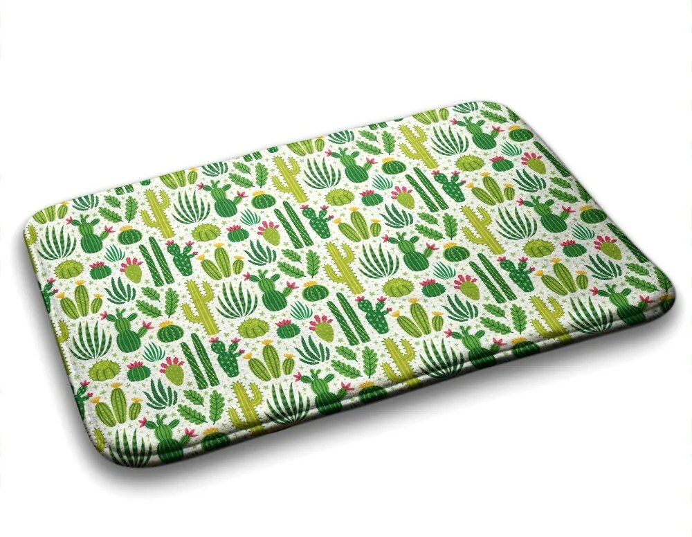 Dywanik łazienkowy Dywanik łazienkowy Kaktusy Wzór