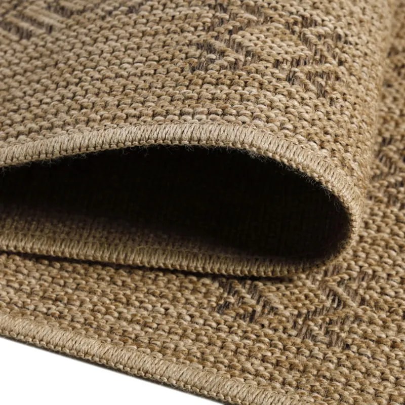 Dywan uniwersalny Dhaka boho beżowo-antracytowy 160 cm x 230