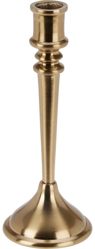 Świecznik ozdobny 8x8x22 cm, złoty, 22 cm