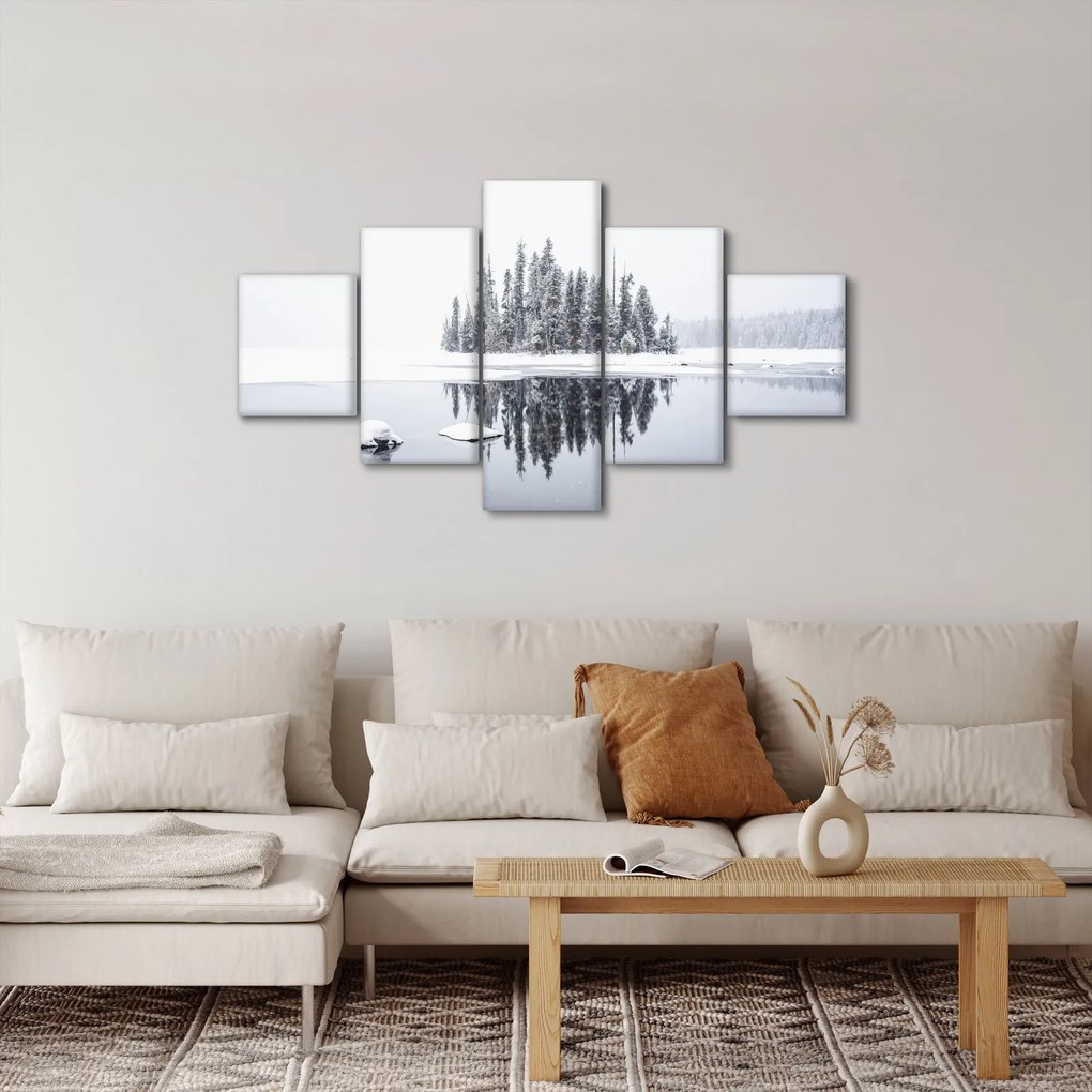 Obraz - Było biało (125x70 cm)
