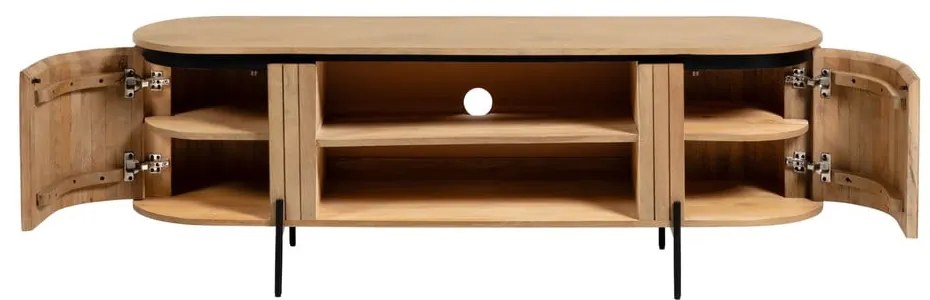 Szafka pod TV z litego drewna mango 160x56 cm Licia – Kave Home
