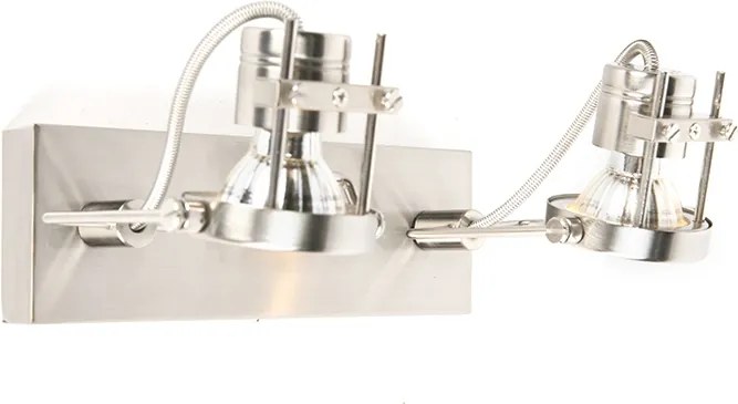 Industrialny reflektor stalowy 2-światłowy regulowany - Suplux