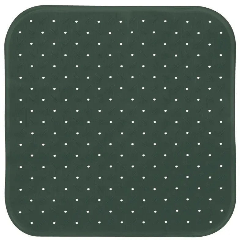 Spirella Antypoślizgowa mata prysznicowa CLASS Premium, ciemnozielona, 54 x 54 cm