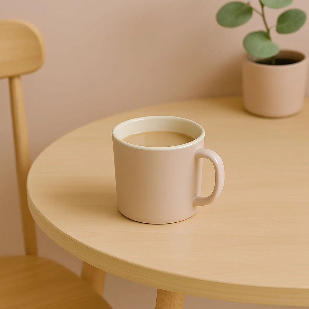 Kubek porcelanowy z uchwytem NATURE, 380 ml