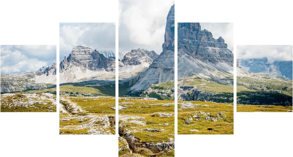 Obraz - Włoskie Dolomity (125x70 cm)