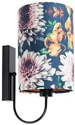 Nowoczesny kinkiet tuba w kwiaty N7-R13