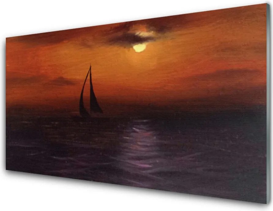 Panel Kuchenny Łódź Rybacka Na Falach