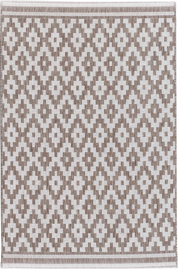 Dywan Modern Rhombs mink/beige 160x230cm
