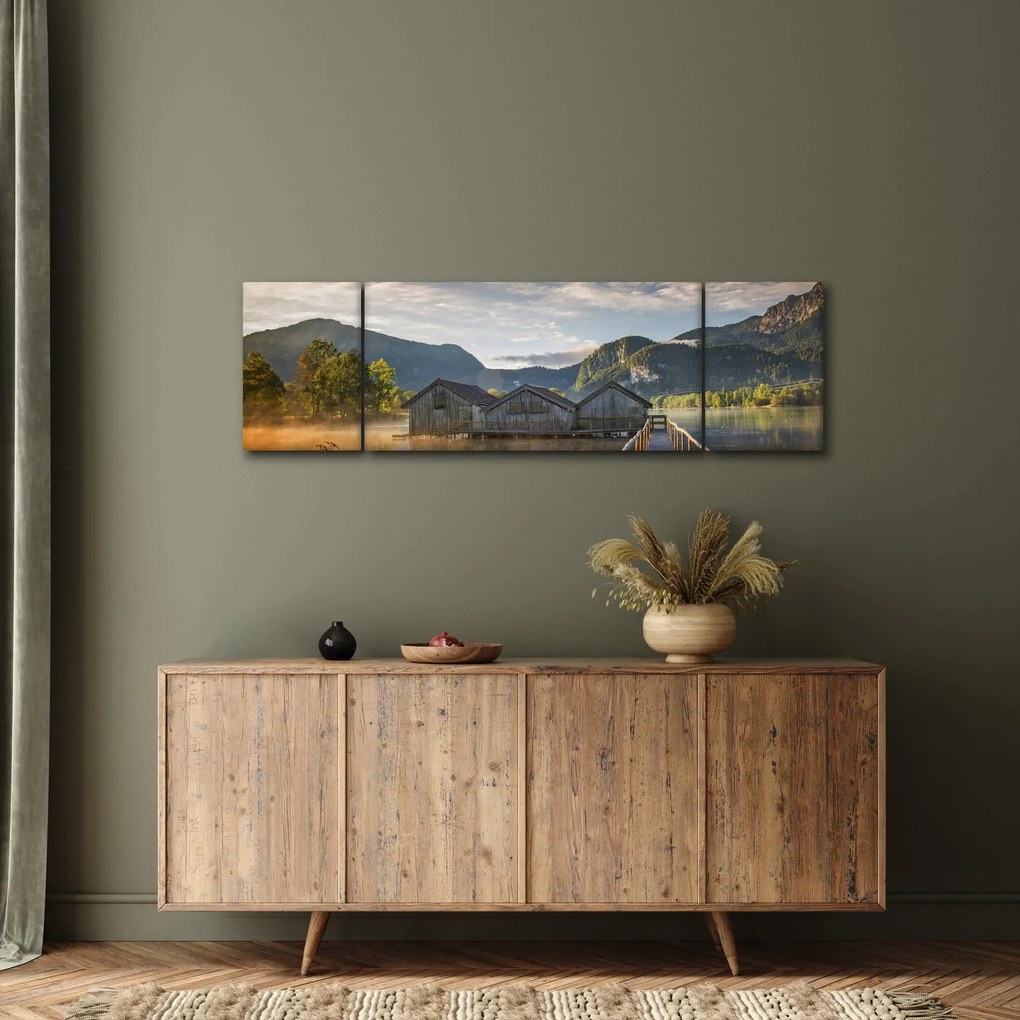 Obraz jeziora (170x50 cm)
