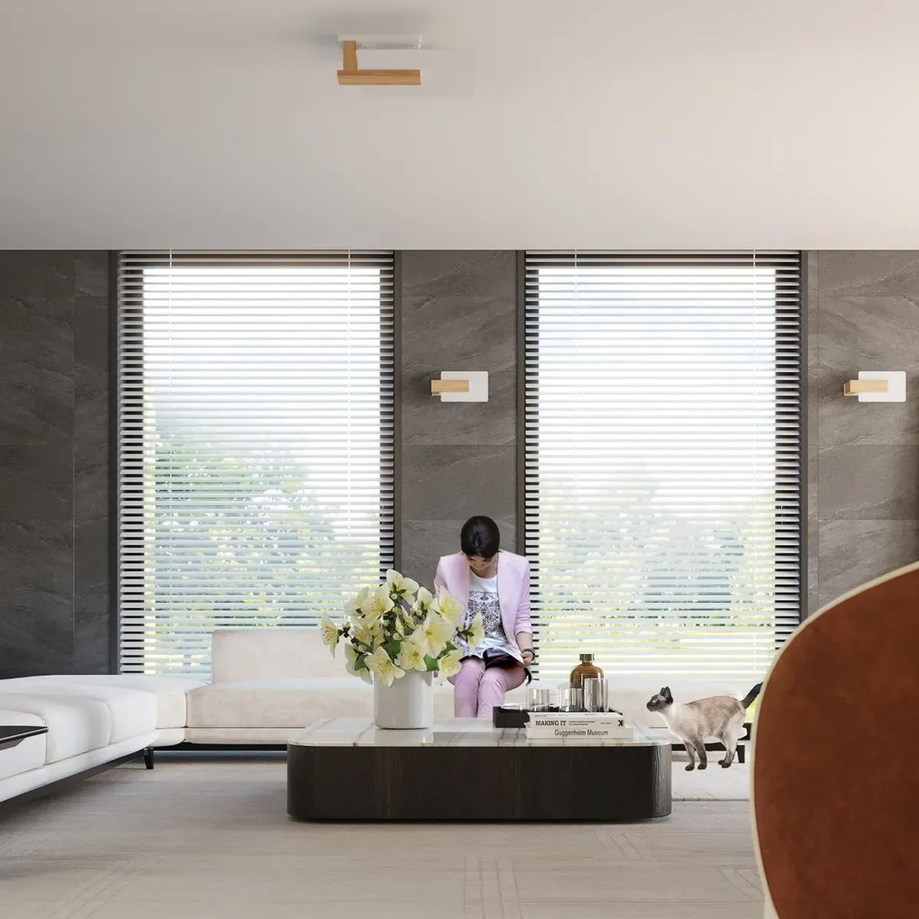 Plafon LAPPO naturalne drewno SOLLUX  LIGHTING