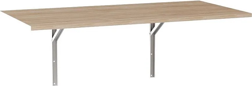 Stół rozkładany ścienny FLAP 138x68 cm Dąb Sonoma