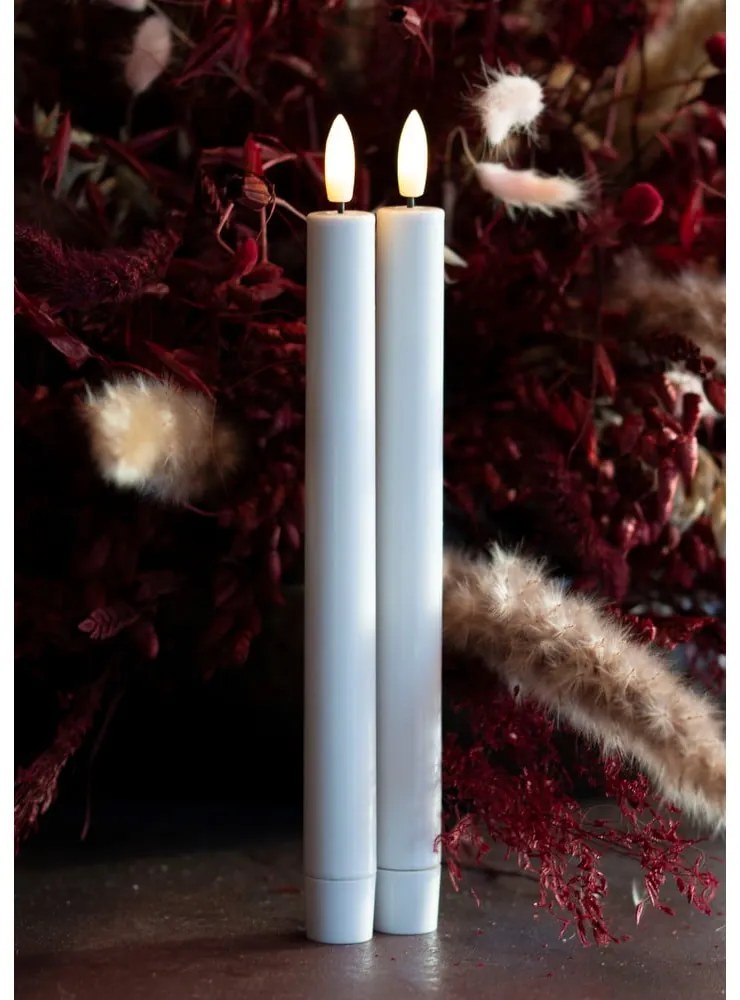 Świeczki LED zestaw 2 szt. (wysokość 25 cm) Sille Tall Rechargeable – Sirius