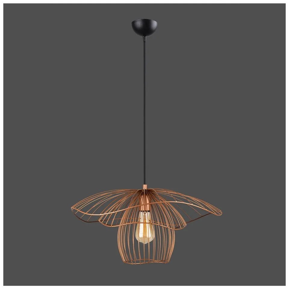 Czarno-różowa lampa wisząca ø 50 cm Root – Squid Lighting