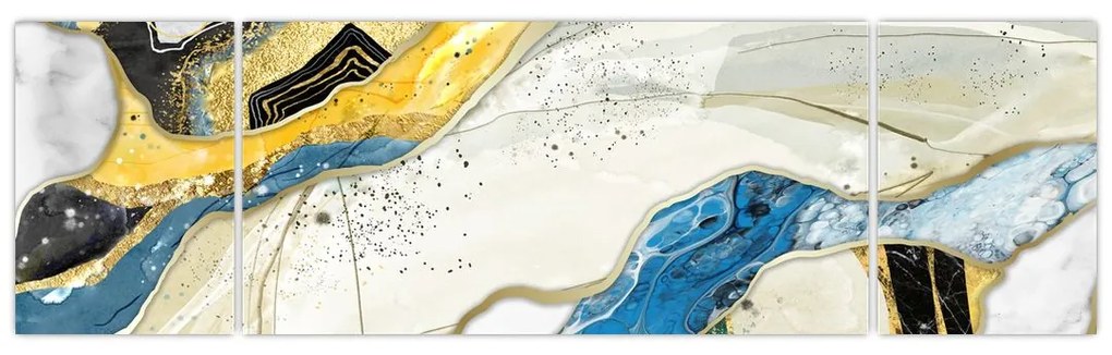 Obraz - Kolorowy marmur (170x50 cm)