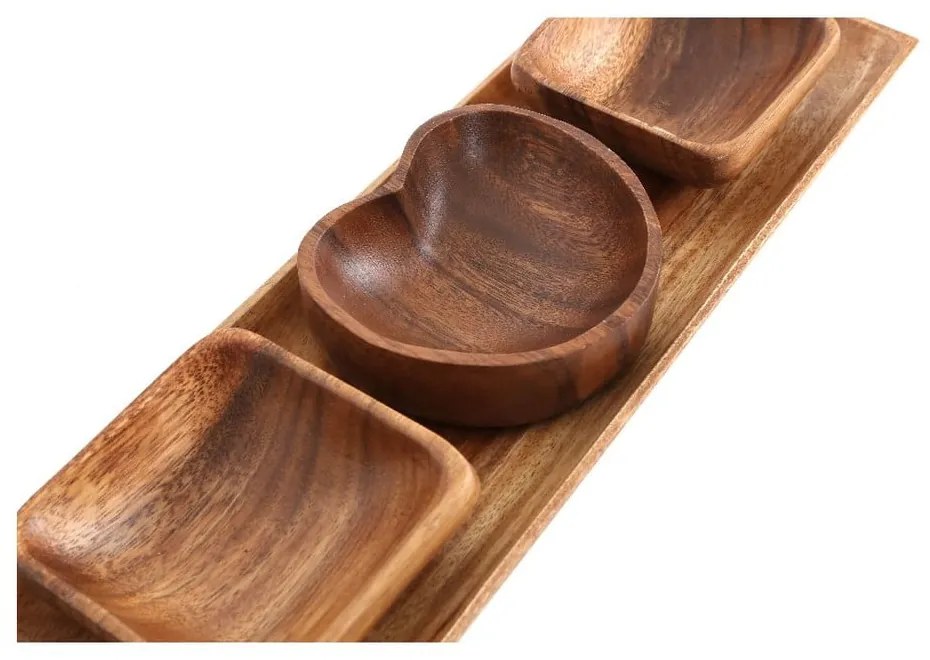 Miski do serwowania z tacą Kora – Premier Housewares