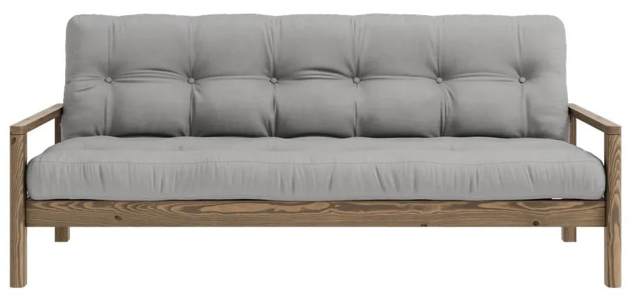 Szara rozkładana sofa 205 cm Knob – Karup Design