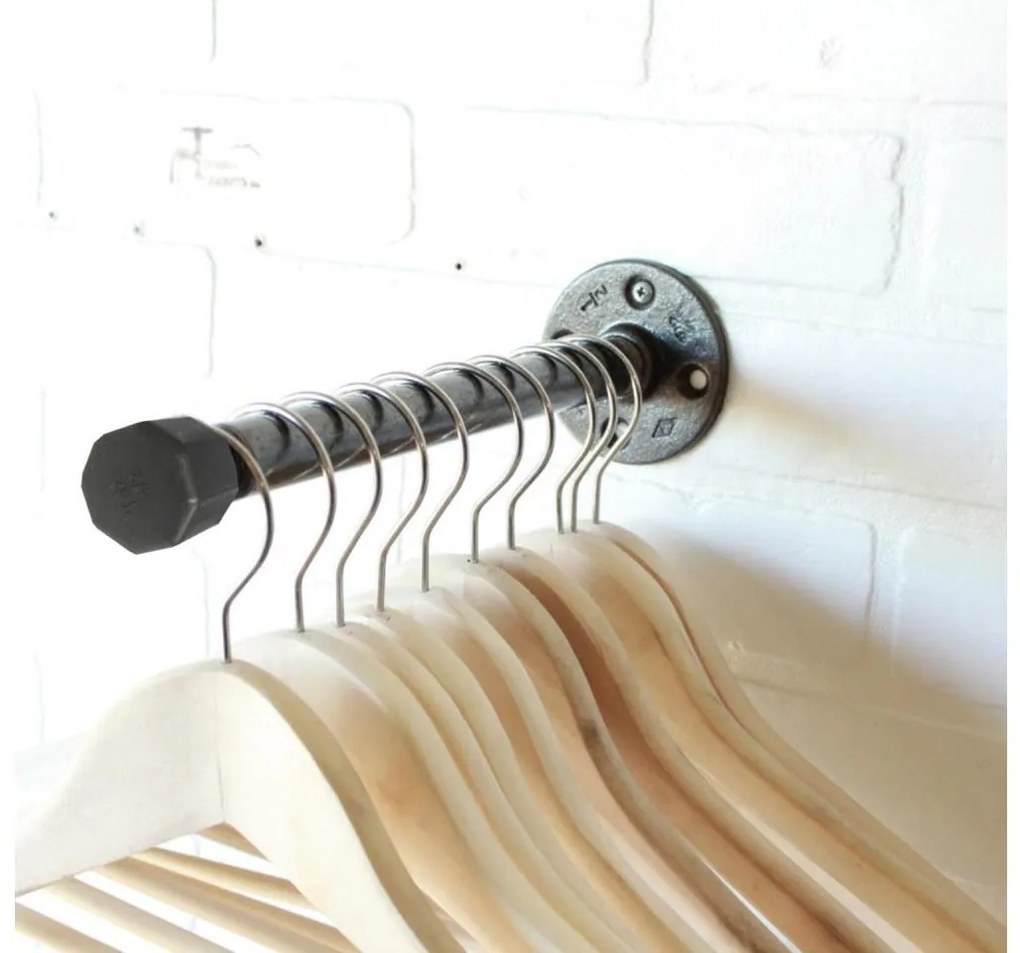 Uchwyt na wieszaki BORURAF 8x22 cm