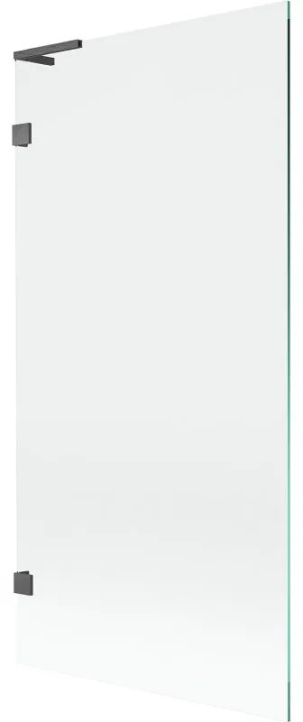 Mexen Lunar L parawan nawannowy 1-skrzydłowy 90 x 150 cm, transparent, gun gray szczotkowany - 897L-090-000-66-00