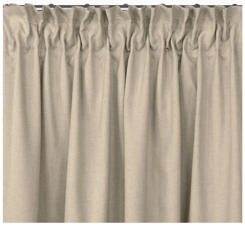 Beżowa zasłona 220x175 cm Carmena – Homede