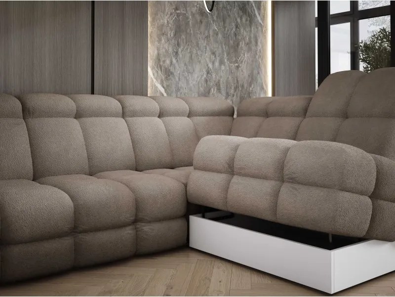 Narożnik TOLLO XL Prawostronny Elektryczna regulacja Tkanina ANTHOLOGY 06 WERSAL