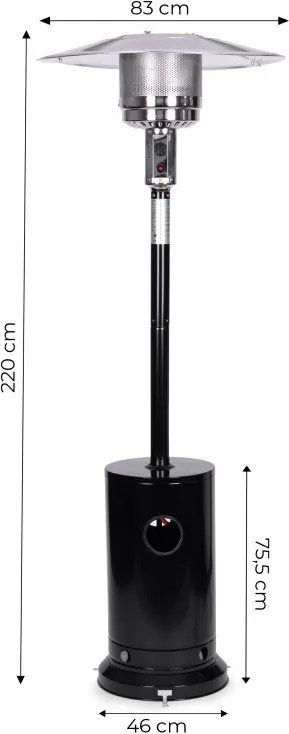 Ogrzewacz - parasol gazowy, promiennik na taras, patio SJGPT