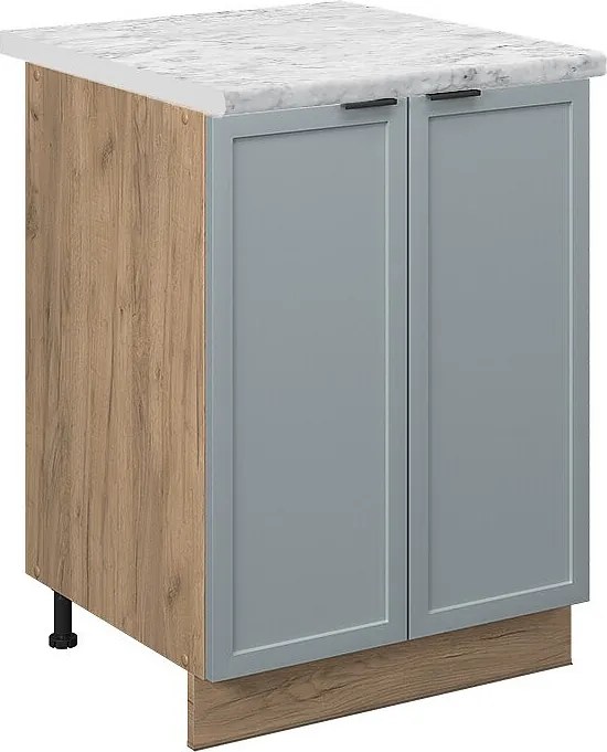 Szafki kuchenne jasnoniebiesko-szary 60x60x82 fame-line