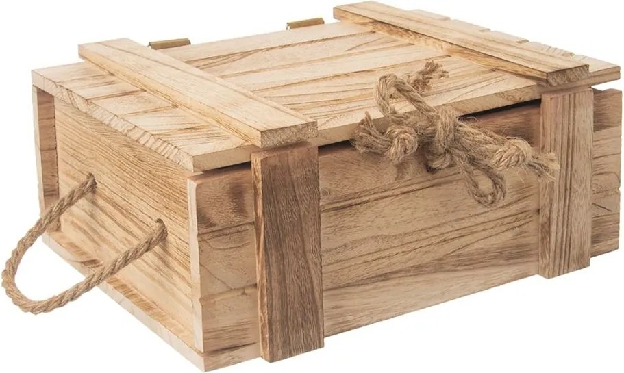 Orion Drewniana skrzynka prezentowa, 36 x 26 x 16 cm, L
