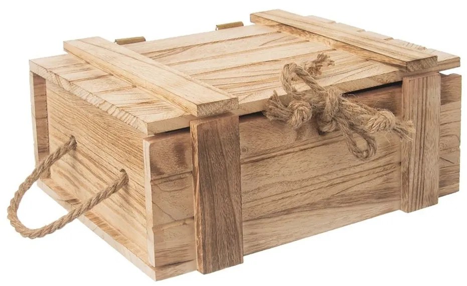 Orion Drewniana skrzynka prezentowa, 36 x 26 x 16 cm