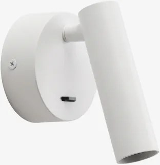 Regulowane Kinkiet Led Z Aluminium Keyne Biała - Sklum