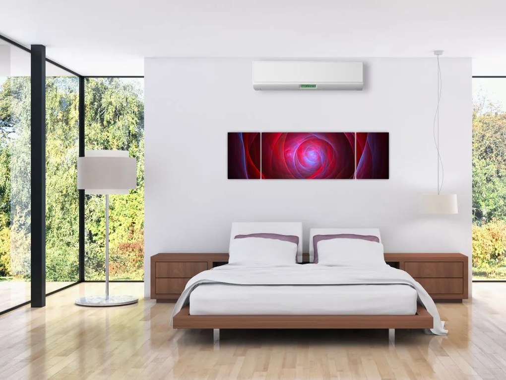 Abstrakcyjny obraz oczu (170x50 cm)