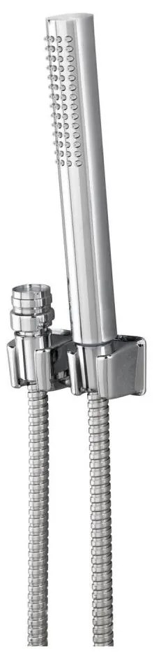 WENKO 81340100 - Prysznic DUO 170x2,7 cm połysk. chrom/srebrny/szary