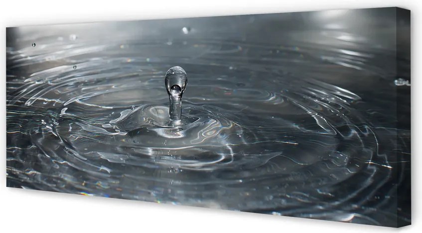 Duży obraz na płótnie Dynamika Kropli Wody