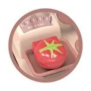 Woopie kasa sklepowa dla dzieci skaner waga mikrofon + 25 akc.