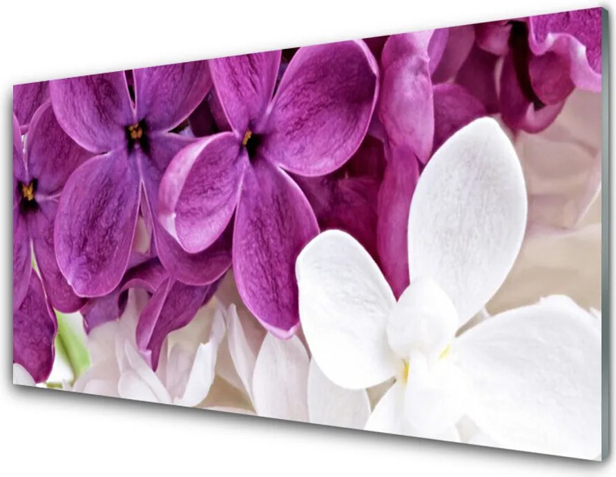 Szkło Dekoracyjne do Kuchni Świeżość Polnych Kwiatów