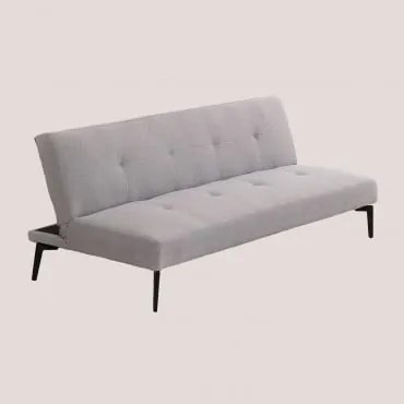 Rozkładana Sofa 2-osobowa Z Tkaniny Aruba Szary - Sklum