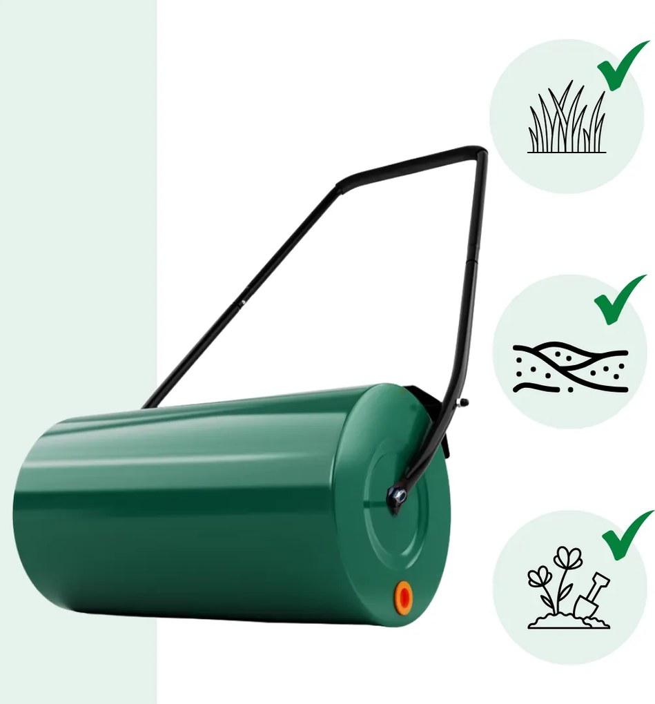 Wałek do trawnika FARMER, 57cm, zielona Jurhan