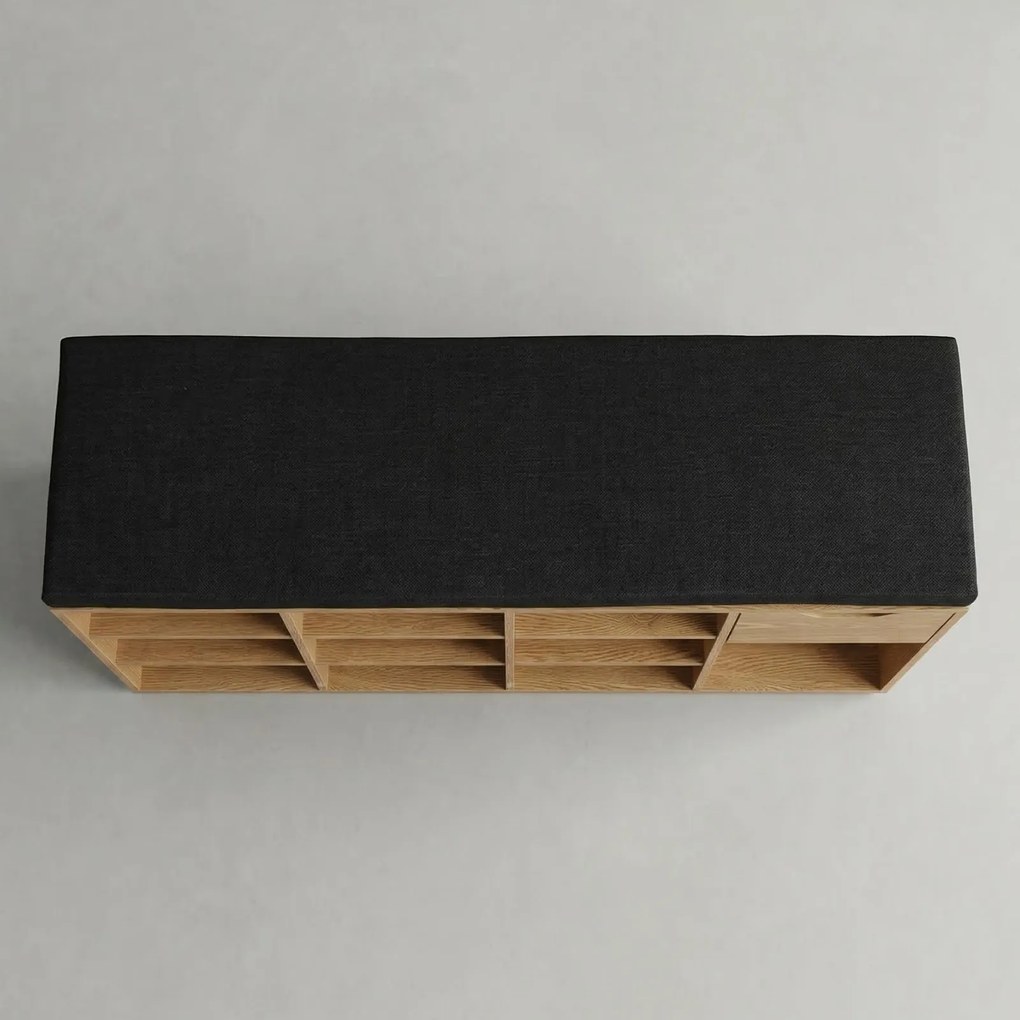Szafka na buty z siedziskiem KADO, 104 x 50 x 30 cm
