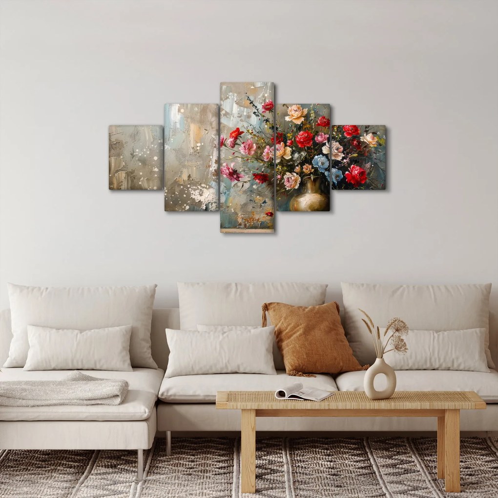 Obraz - Wazon z kwiatami (125x70 cm)