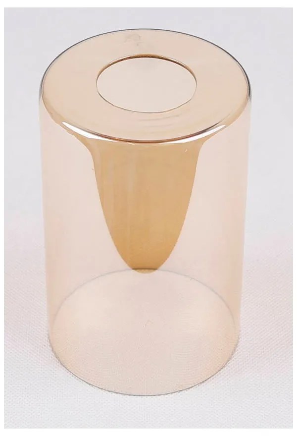 Czarna lampa wisząca ze szklanym kloszem 10x34 cm Bistro – Candellux Lighting