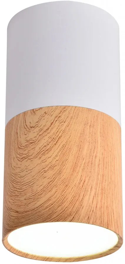 Biała lampa sufitowa typu tuba - K071 M2-K96
