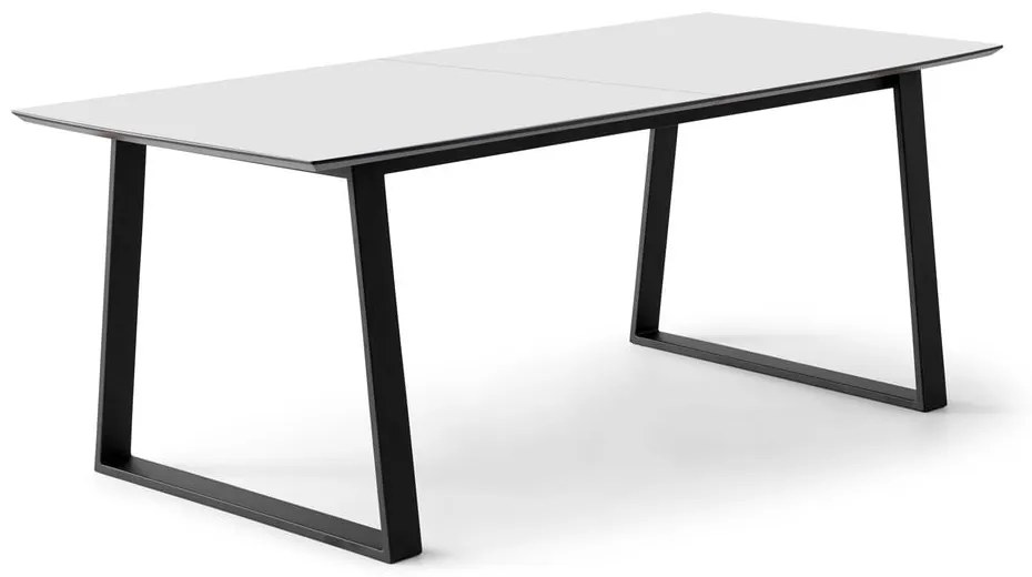 Biały rozkładany stół z białym blatem 100x210 cm Meza – Hammel Furniture