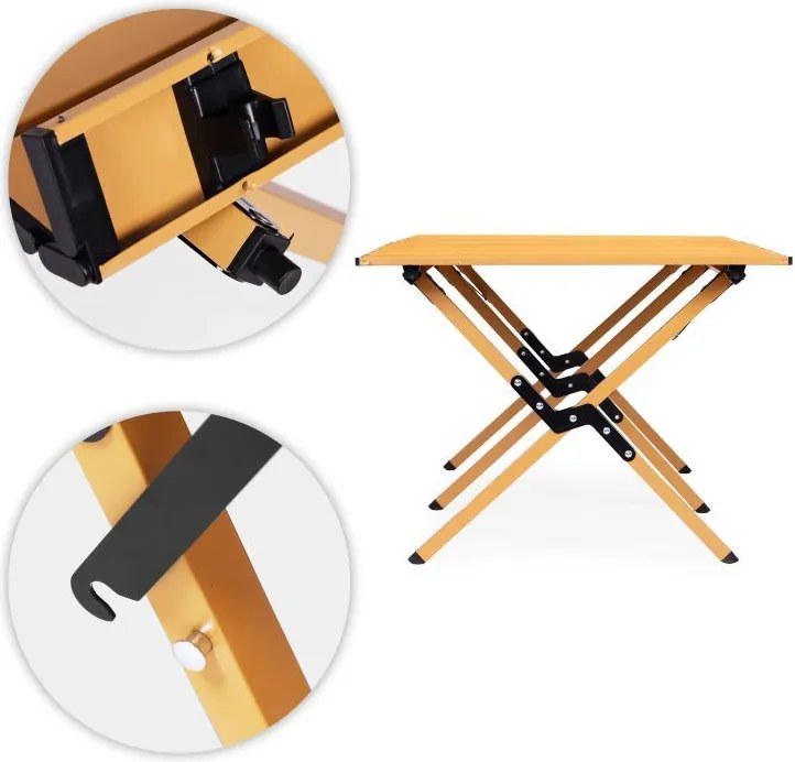 Składany stolik turystyczny Trekon 0142, 117,5x59,5 cm