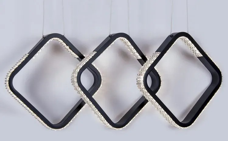 Potrójna lampa wisząca glamour - 6X S859 Z7-D89