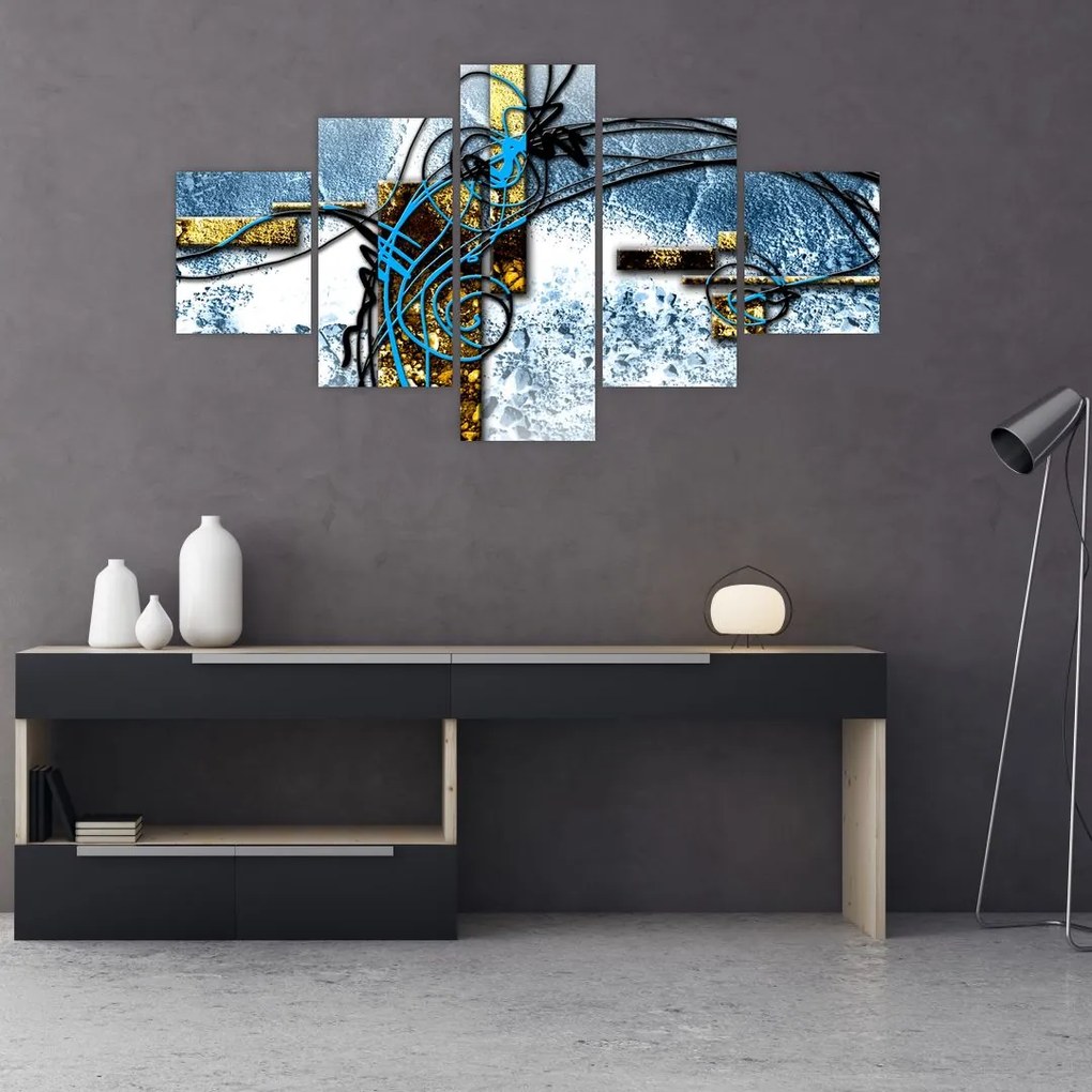 Abstrakcyjny obraz (125x70 cm)