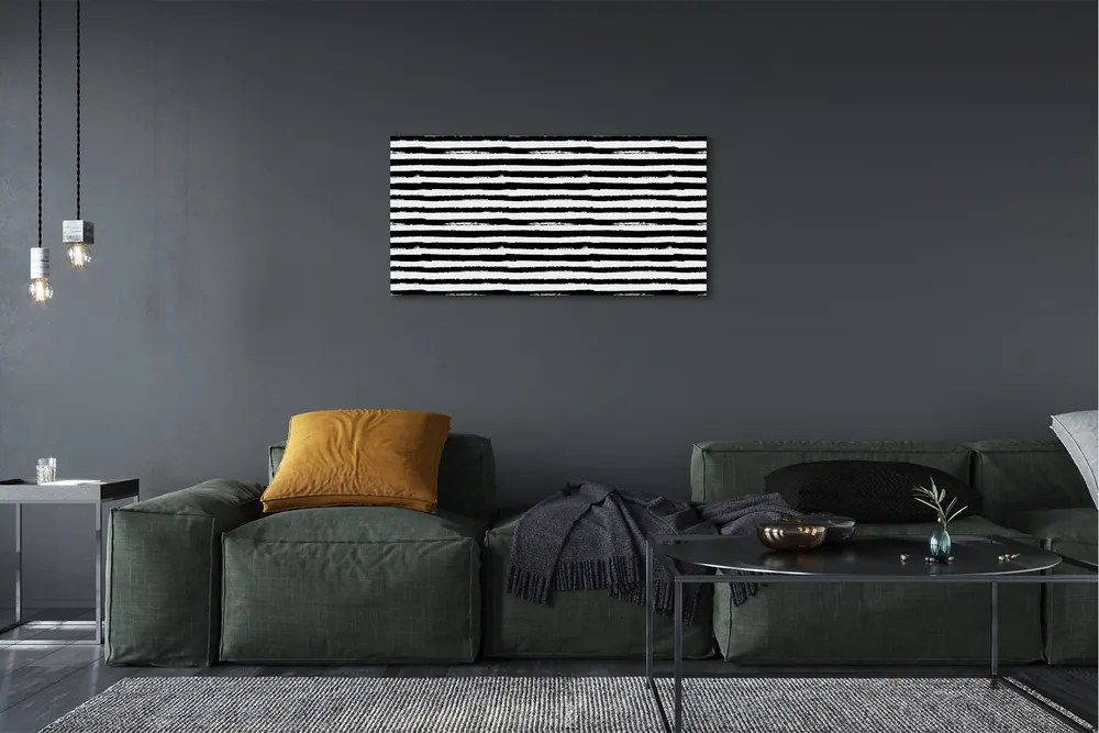 Obraz na płótnie Nieregularne paski zebra