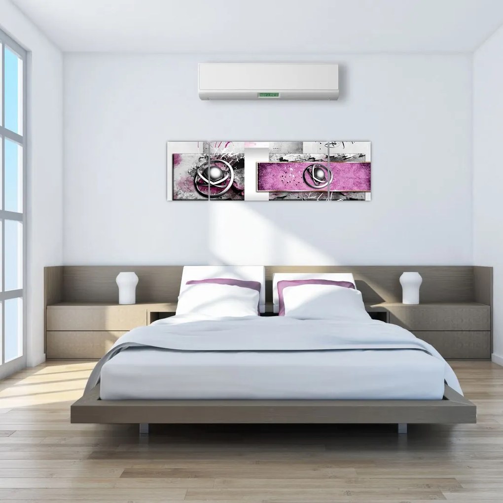 Obraz abstrakcji (170x50 cm)