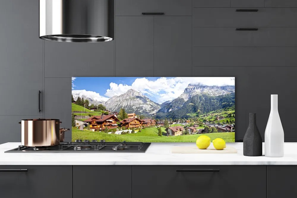 Panel nad blat kuchenny Osada U Podnóża Gór