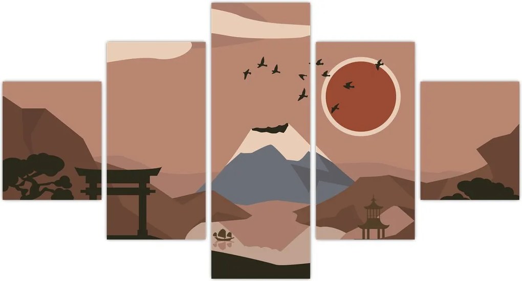 Obraz - Japonia N⁰1 (125x70 cm)