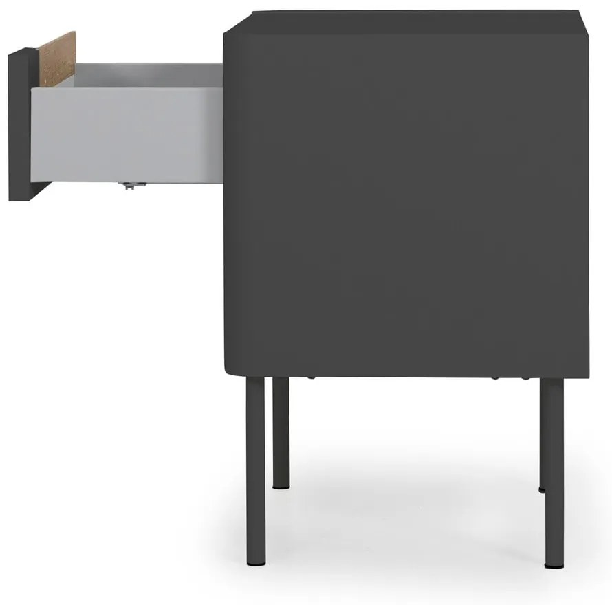 Antracytowa szafka nocna Tenzo Switch